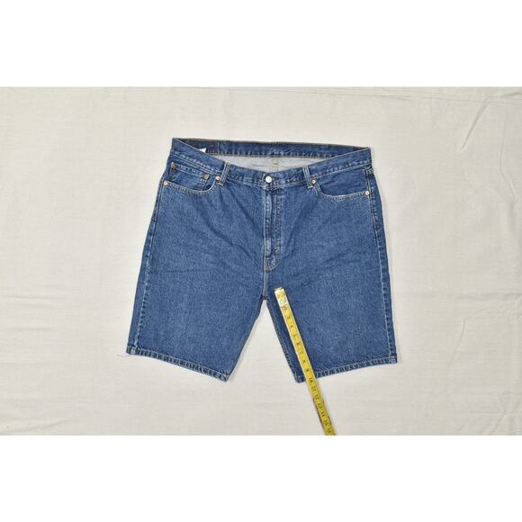 Levi's Men's Size 42 Zip 505 Regular Fit Denim Shorts Blue Waterless Cotton - Picture 3 of 8